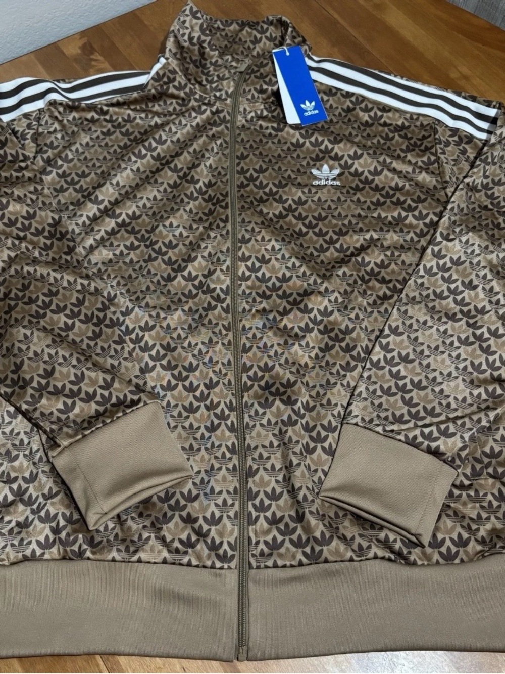 New adidas Firebird Monogram Track Jacket Men’s Size XL IS2925